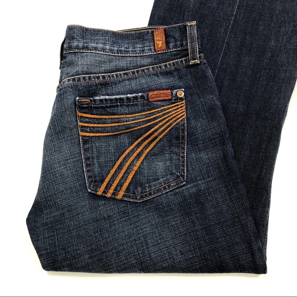 7 For All Mankind Dojo Jeans 29x33 - Picture 2 of 8